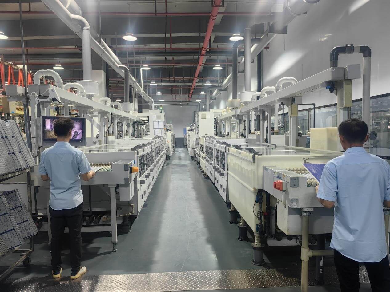 Etching line: resist stripping, etching, and tin stripping machine