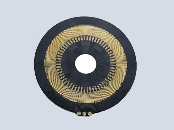 Multi-layer through hole round PCB