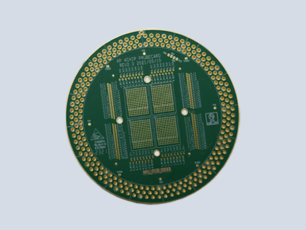 10-layer PCB with metal edging