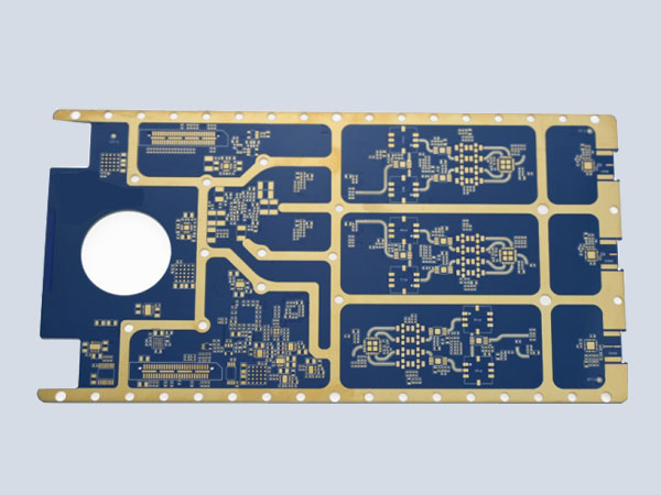 14-layer 1st order Rogers mixed laminated PCB